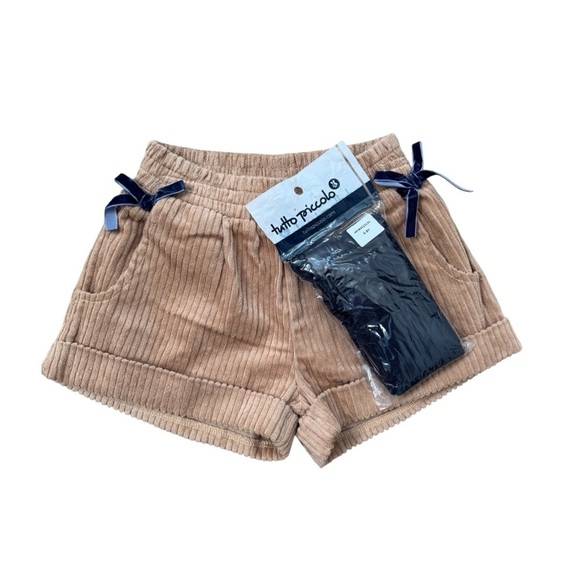 Tutto Piccolo NWT shorts with navy socks 6 - Picture 1 of 3
